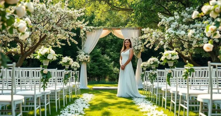 cerimonia de casamento ao ar livre