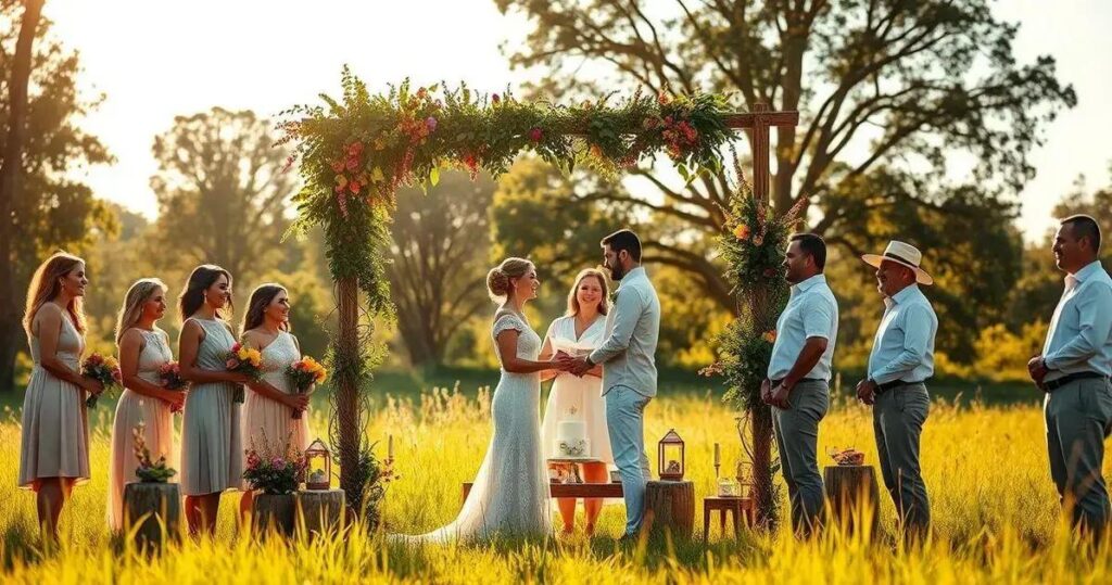 cerimonia de casamento simples
