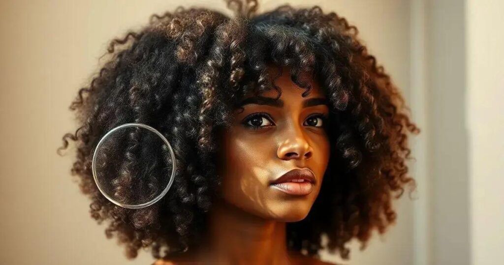 corte para cabelo cacheado volumoso