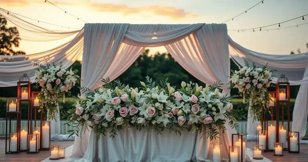 decoração de cerimonia de casamento