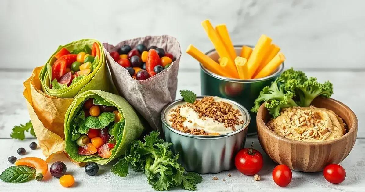lanches saudáveis para o trabalho