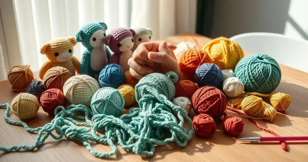 melhor linha para amigurumi