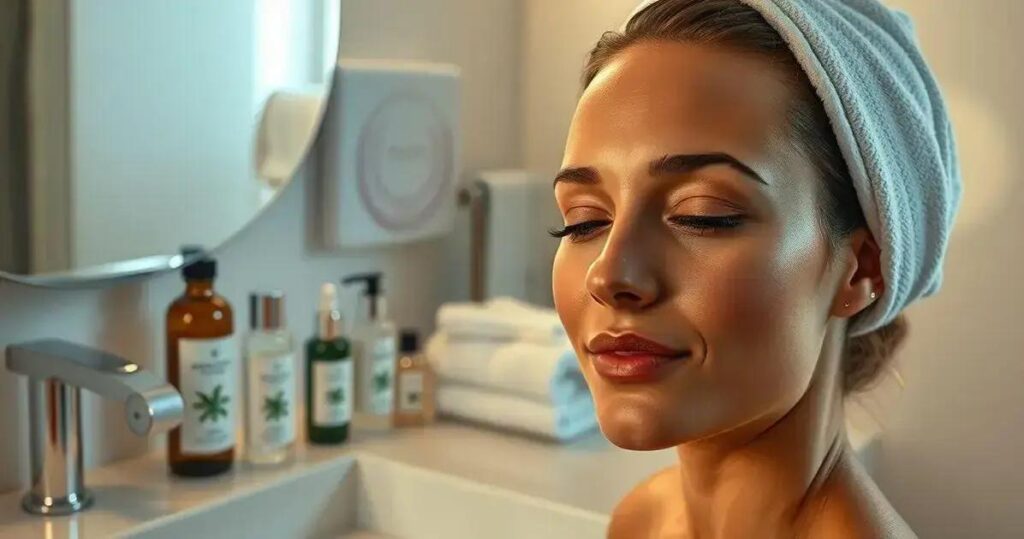 rotina de skincare noturna