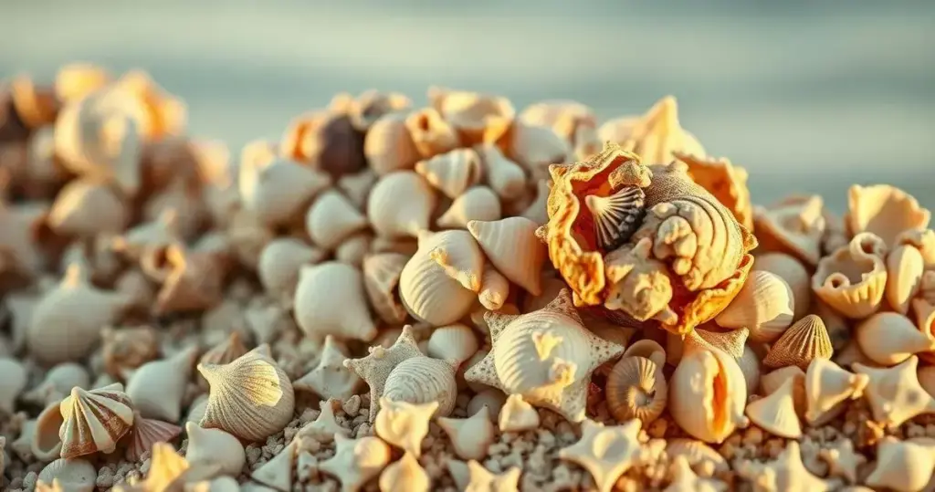 artesanato com conchas do mar