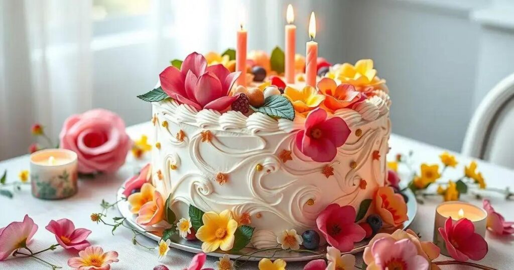 bolo de aniversário feminina