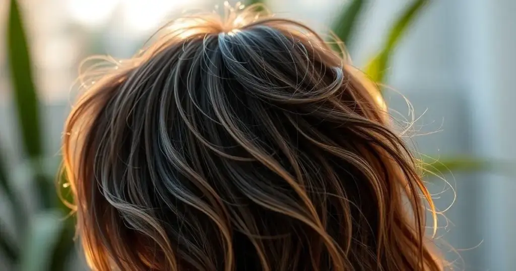 cabelo com frizz na raiz
