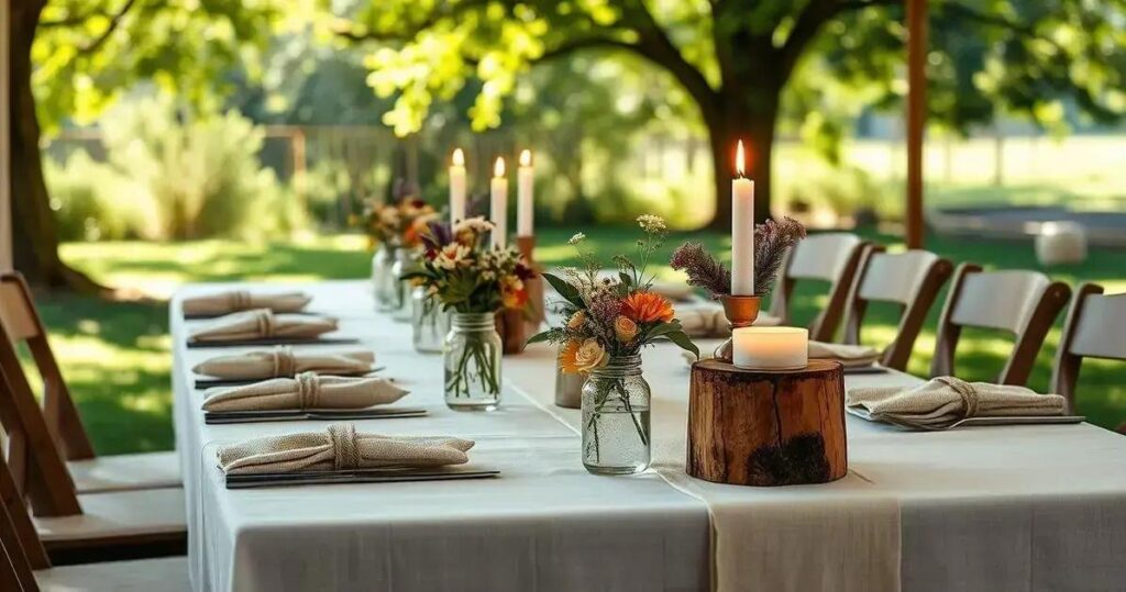 decoração de casamento simples e barata