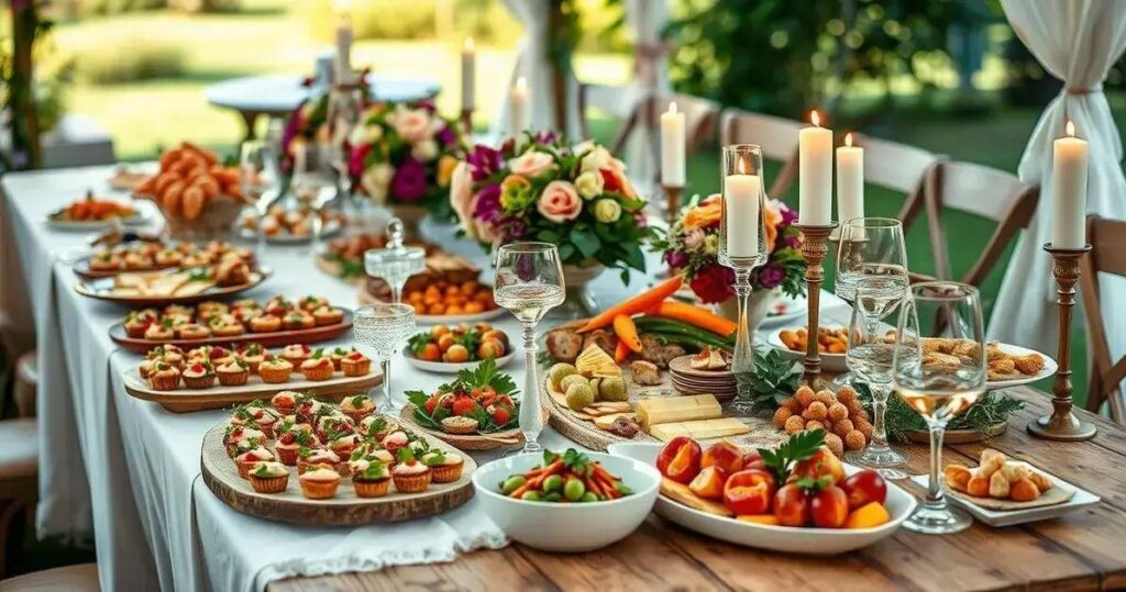 o que servir em um casamento