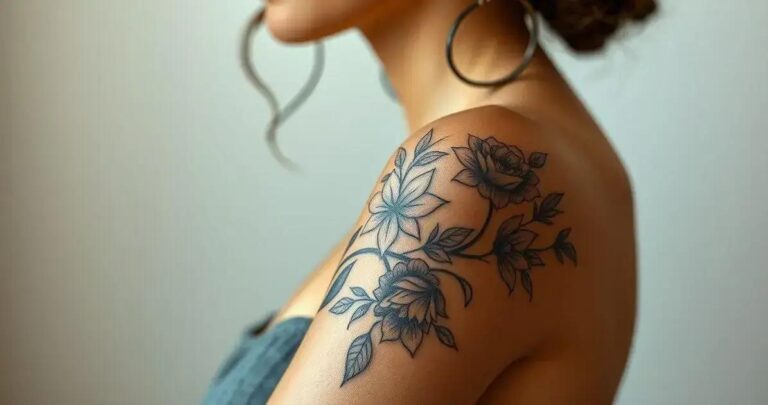 tatu no braço feminina