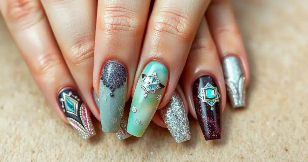 tendências de unhas decoradas 2025