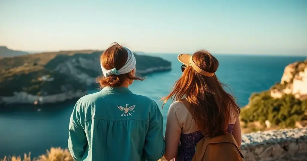 viagem de amigas para a grécia