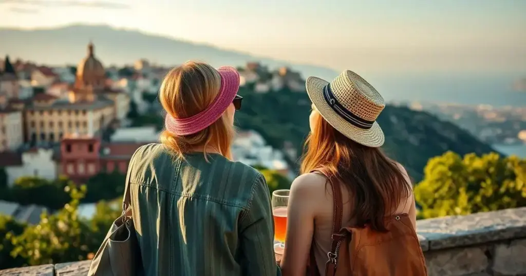 viagem de amigas para a itália