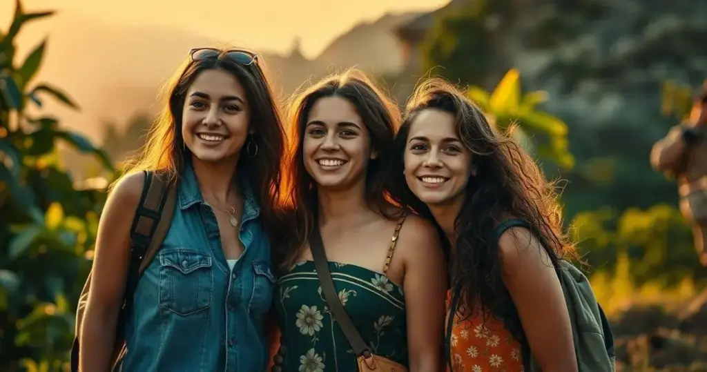 viagem para 3 amigas
