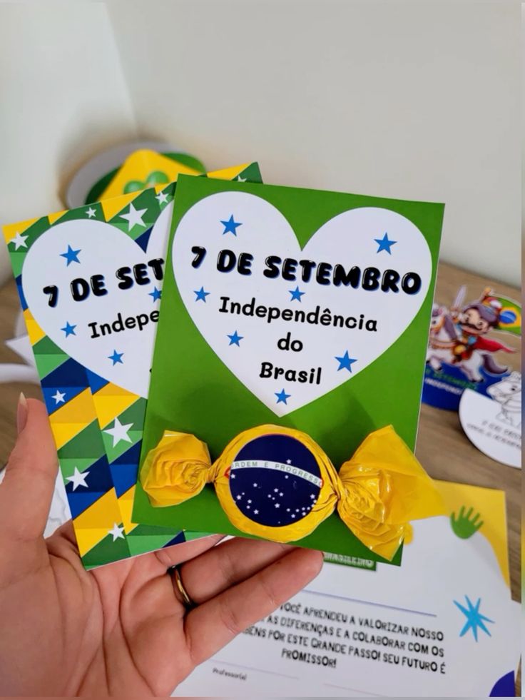 Cartão 7 de Setembro - Lembrancinha ...
