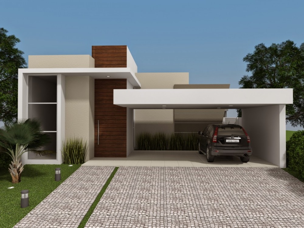 Fachada Clean para Casas - Essência ...
