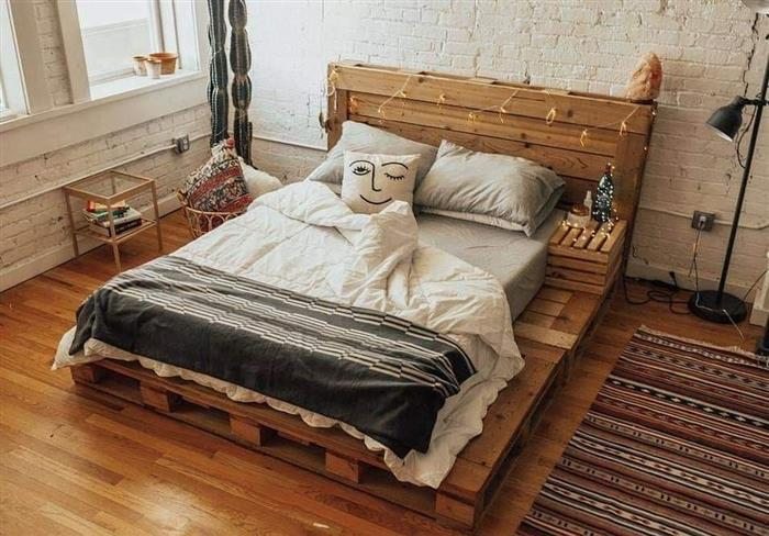 Cabeceira de pallet: +40 opções ...