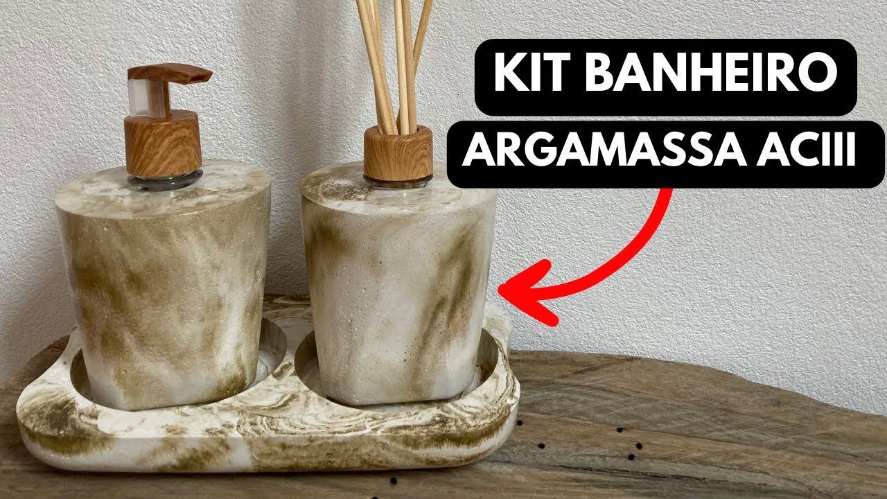 Kit Banheiro com Argamassa