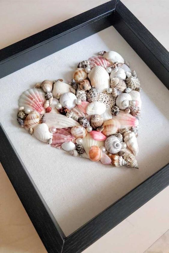 39 Ideias de Artesanato Com Conchas Do Mar