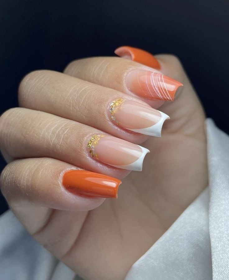 6 inspirações de unhas laranjas para ...