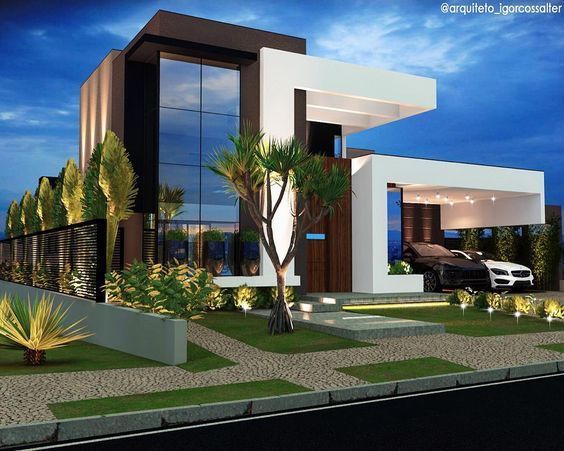 Decoração Casas Modernas Fachada com ...
