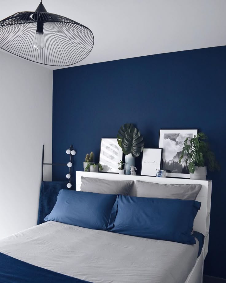 Quarto azul marinho: 80 ideias ...