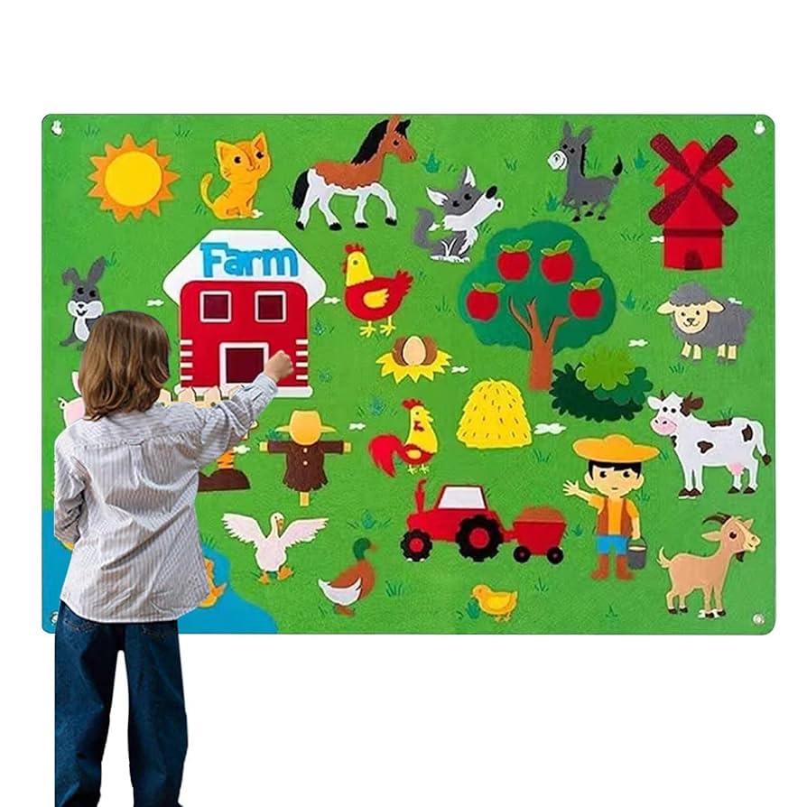 Nanyaciv Quadro de feltro para crianças ...