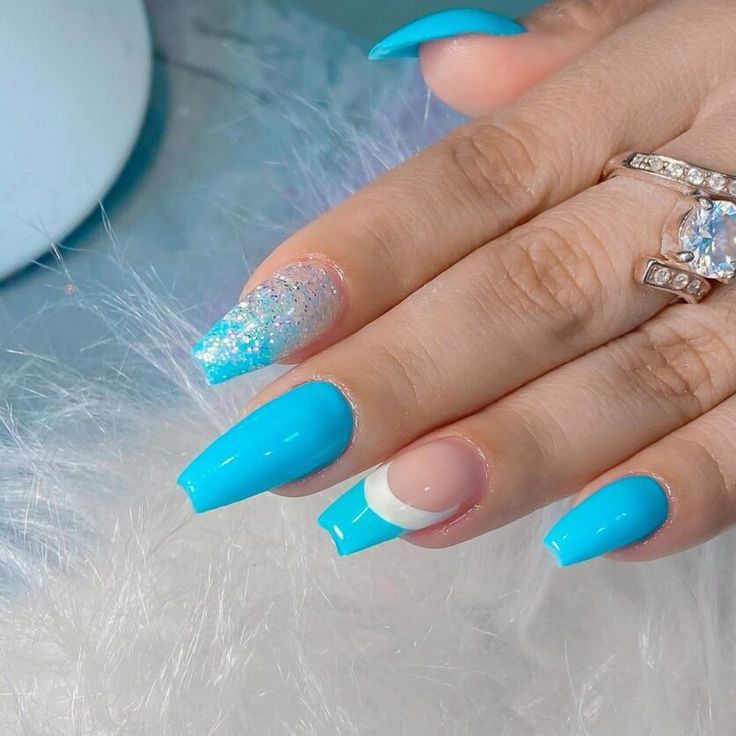 36+ Ideias de Unha Decorada Azul Turquesa