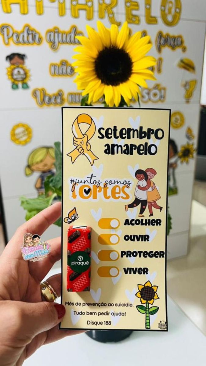 Lembrancinha setembro amarelo - Marrise ...