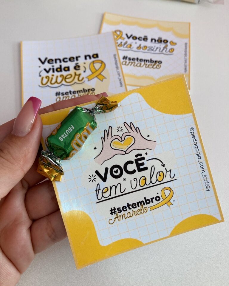 Setembro Amarelo: 20 Ideias Criativas de Lembrancinhas para Espalhar a Esperança