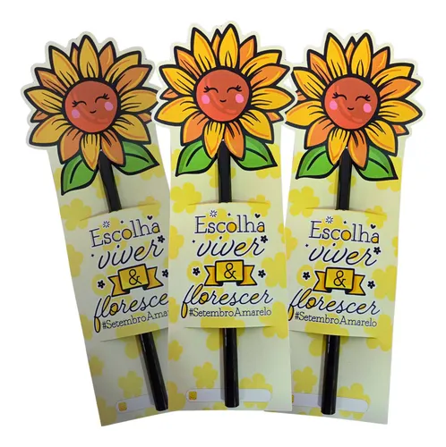 25 Lembrancinha Setembro Amarelo Card ...