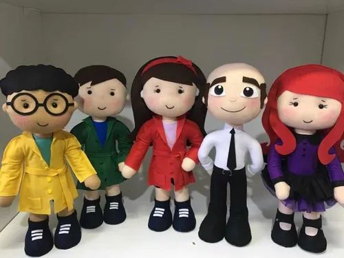 Dpa Bonecos Feltro 8 Personagens ...