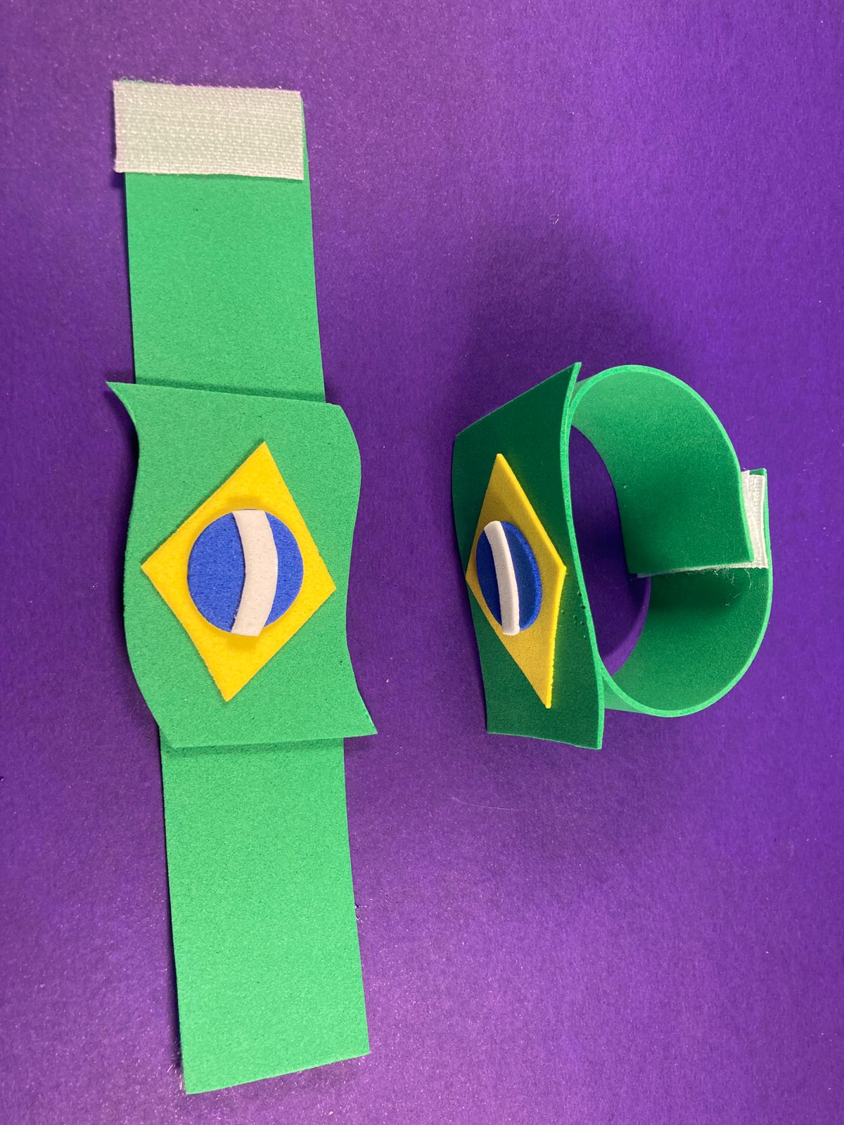 Lembrancinha Pulseira do Brasil em E.V ...