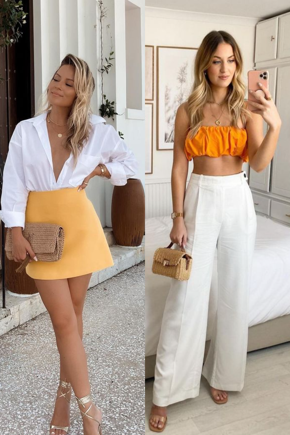 a Branca Look Reveillon Praia Roupa De Ano
