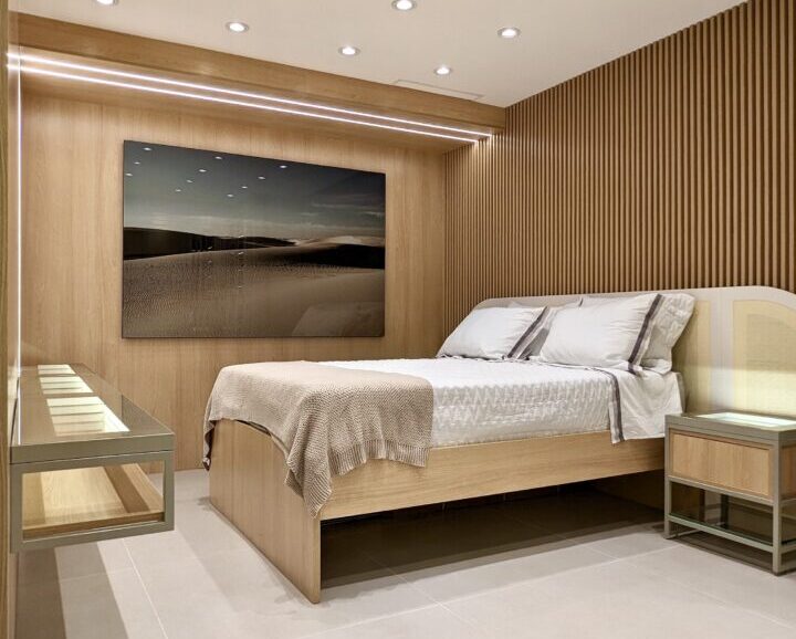 Quarto para um casal romântico e também ...