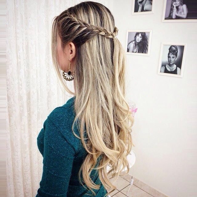 cabelo penteado ...
