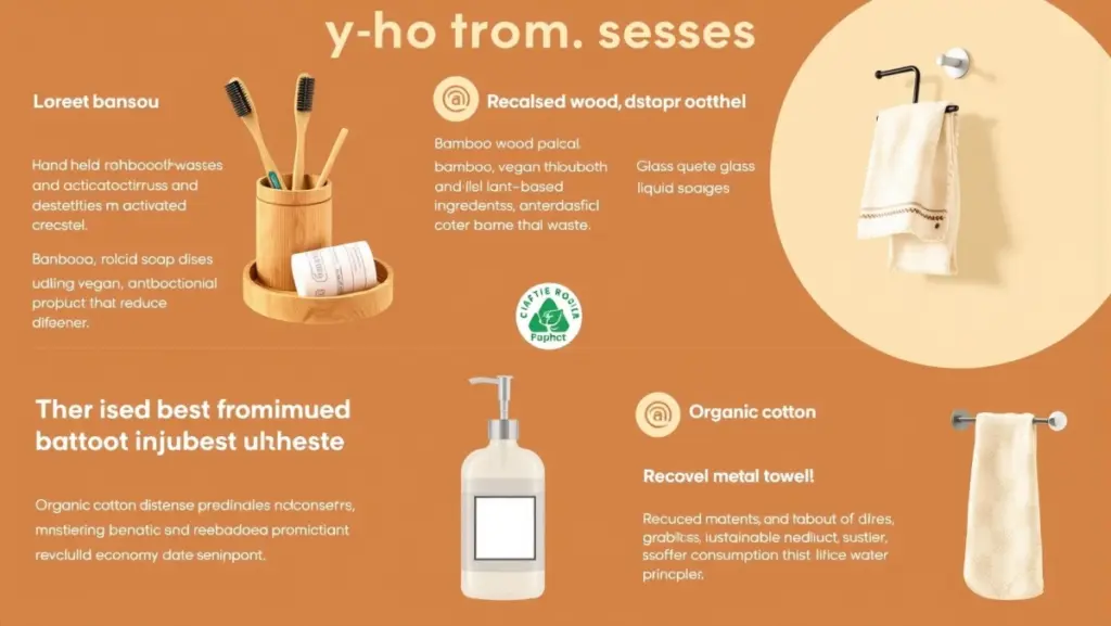 Acessórios de Banheiro Sustentáveis: Opções Eco-Friendly