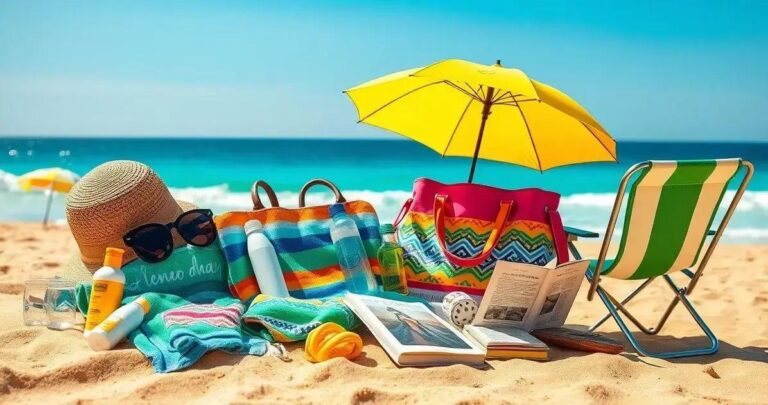 Kit Praia Essencial: 10 Acessórios Indispensáveis para um Dia de Sol Perfeito (Com Estilo e Proteção!)