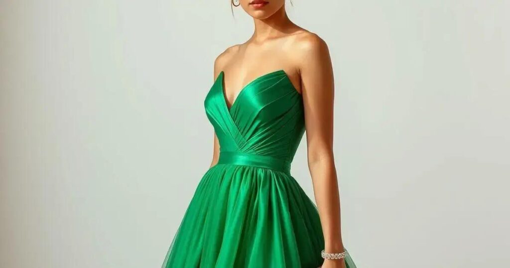 Vestido Verde Esmeralda para Festa: Quais Acessórios Escolher para um Visual Deslumbrante?