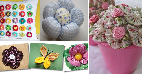 Flores de Fuxico - Ideias Lindas e ...
