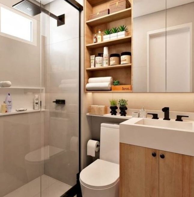 Decoração em banheiros pequenos – Casayba