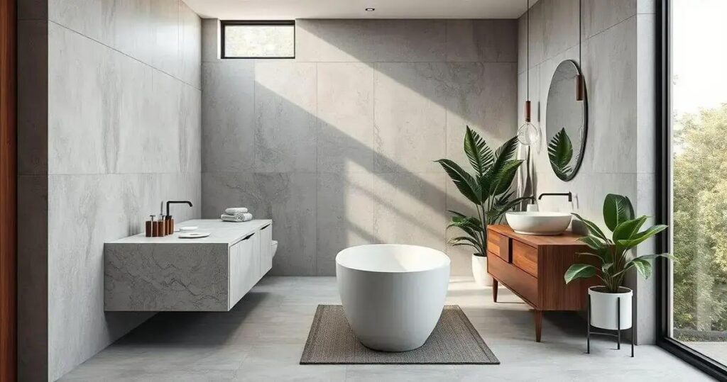 Banheiro com cimento queimado: modernidade e estilo ao seu alcance