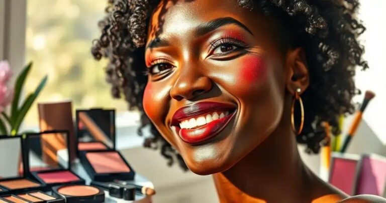 Blush Para Pele Negra Como Escolher o Tom Perfeito