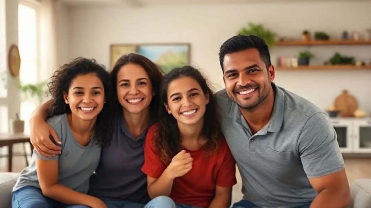 Família brasileira se sentindo segura com botão do pânico.