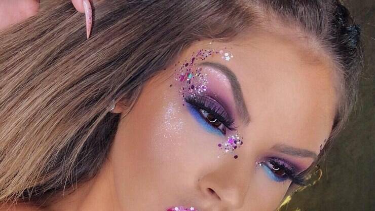 Make com glitter: passo a passo de 7 ...