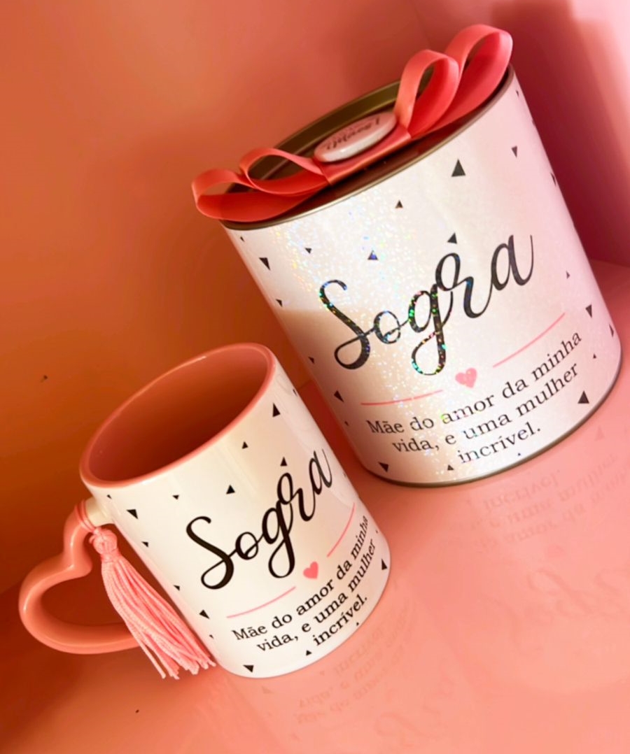 CANECA PERSONALIZADA - Alça de coração ...