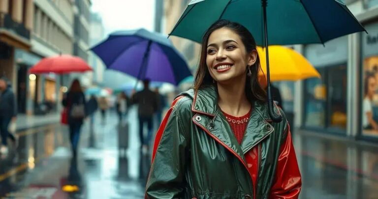 Chuva com Charme: Capas de Chuva Estilosas para Te Manter Seca e na Moda