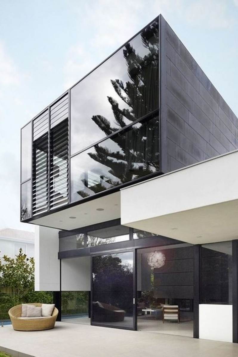 Casas Modernas Com Fachadas De Vidro ...