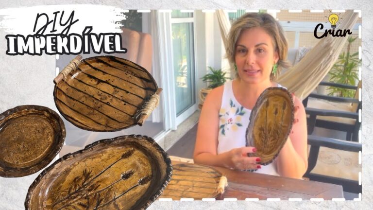 Cerâmica Rústica em Casa, sem Forno | Com Efeito Esmaltado