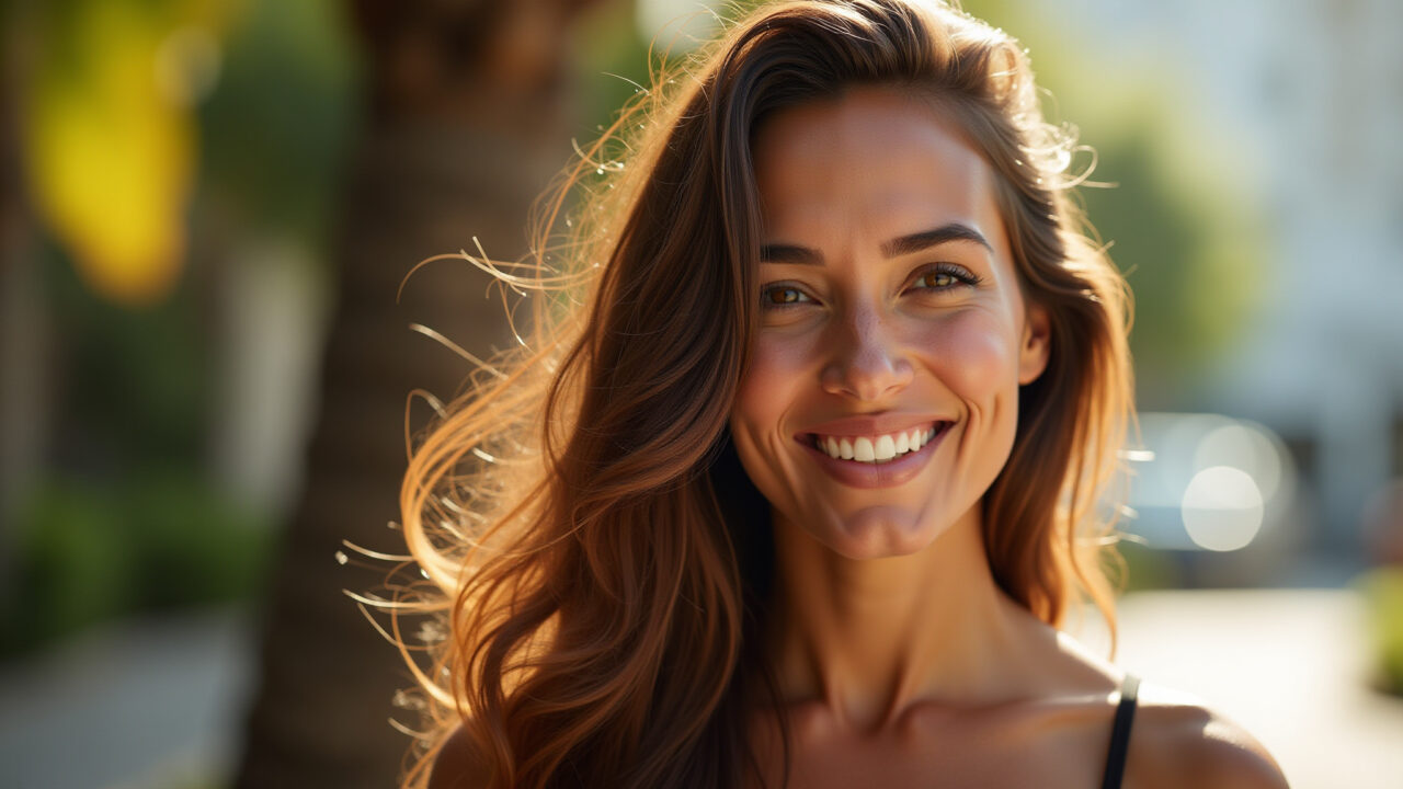 Cabelo brilhante e saudável com colágeno