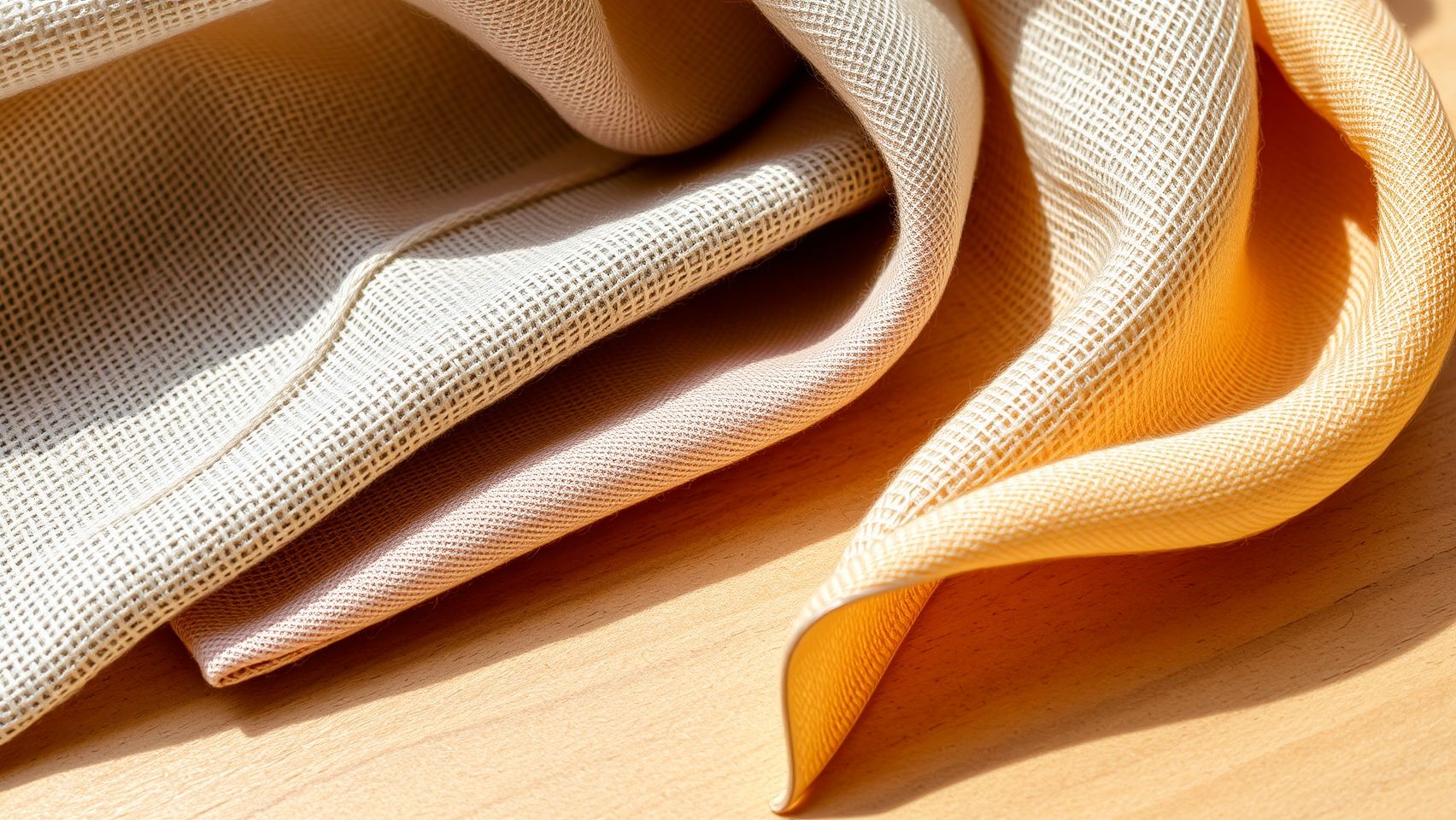 Tecidos leves e frescos para o verão 2026: Linho, algodão, viscose e seda em alta.